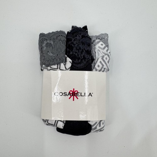 Cosabella Hannah HotPant Boyshort 3 Pack Gray Sz L/ XL