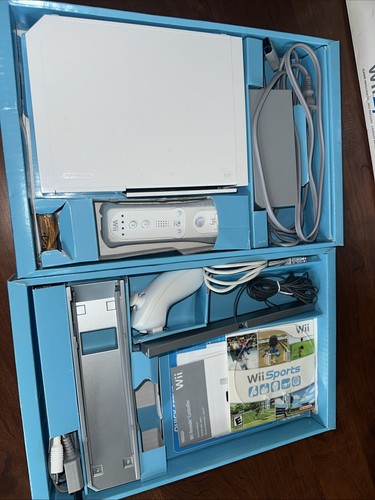 NINTENDO WII completo di scatola CIB pacchetto Wii Sport molto bello - Foto 4 di 14