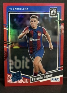 2023-24 Panini Donruss Soccer RC Fermin Lopez Rated Rookie Optic Red /299