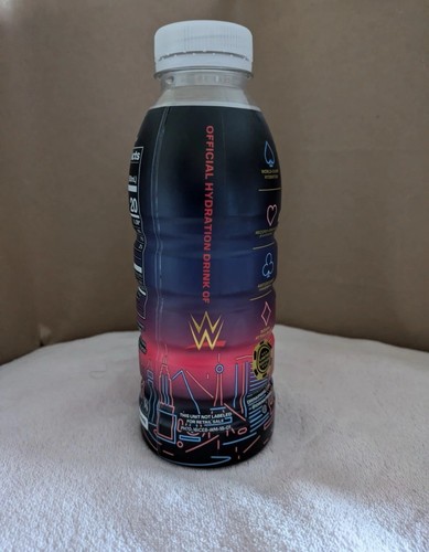 BOTELLA WRESTLEMANIA 41 PRIME (VACÍA) - BEBIDA OFICIAL WWE LAS VEGAS LOGAN PAUL - Imagen 3 de 4