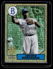 2022 Topps 1987 35th Chrome Jackie Robinson Los Angeles Dodgers #T87C-62