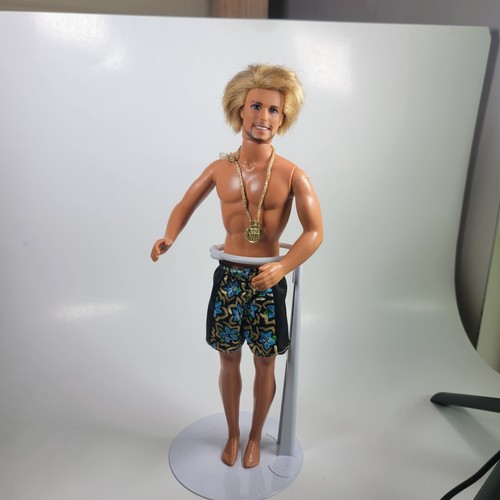Barbie 1990 Rasierspaß Ken Puppe mit verwurzelten Haaren RAR Mattel blond - Bild 4 von 6