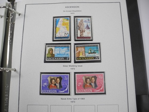 ST HELENA, ASCENSION, Majority is MINT, Excellent Stamp Collection hinged/mounte - Picture 11 of 24