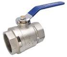 2-1/2" Nickel Plated Brass Ball Valve - Full Port 600WOG
