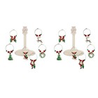 2 Pack Gläsermarkierer Glasmarker Zauber Trinken Glasmarkierungen