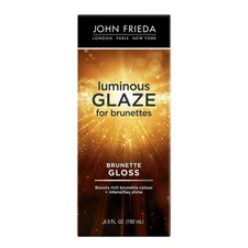 John Frieda Brilliant Brunette Luminous Glaze, Hair Gloss Enhances Ric