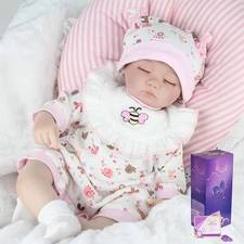 Real Life Like Reborn Baby Dolls Newborn Dolls Girl Vinyl Silicone Handmade Gift