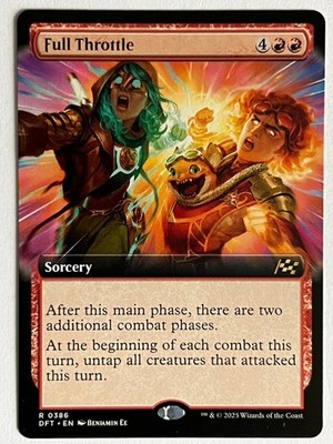 MTG ~ Full Throttle (Extended Art) ~ Aetherdrift ~ Near Mint ~ Rare