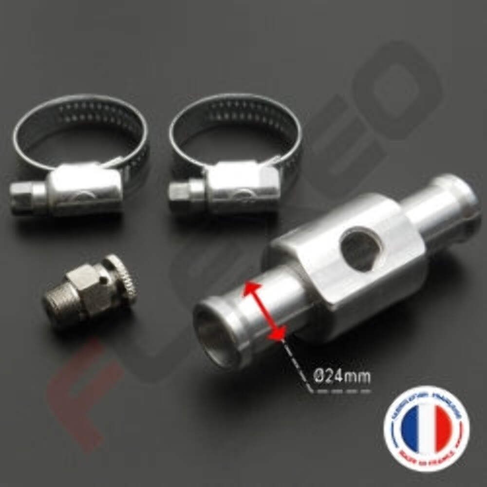 Kit purgeur aluminium Ø24mm pour système de freinage moto et auto