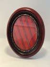 SMALL OVAL MAHOGANY PHOTO FRAME/DECORATIVE/ PICTURE FRAMES/ART/DISPLAY/VINTAGE