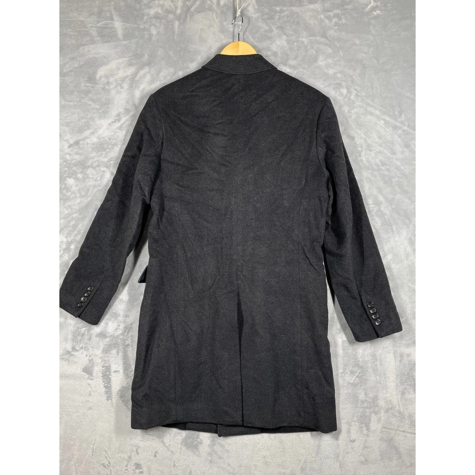 J. Crew Ludlow Wool Cashmere Overcoat Dark Gray 38R Mens Italian Fabric - Image 3 of 4