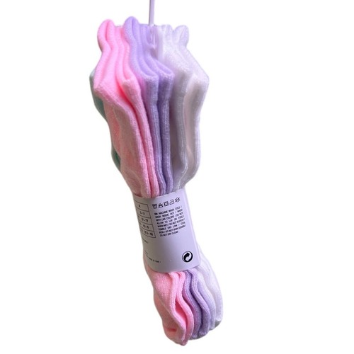 Nike Girls Lightweight Ankle Socks 6 Pack Girls XS Socks: 5-7 Shoe Size 10C-3Y - Picture 3 of 4