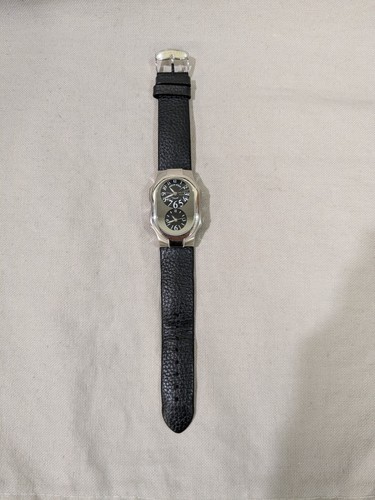 Philip Stein Teslar Dual Time Herrenuhr mit Box - funktioniert - Bild 9 von 9