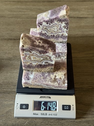 Impresionante sujetalibros pesados única geoda amatista ágata púrpura blanco gris beige - Imagen 17 de 17