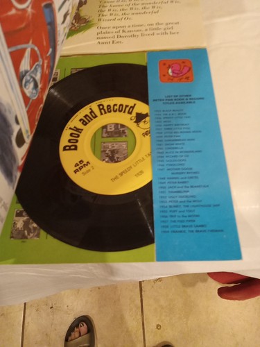 Vintage Lot Story Books With Records A22 - Imagen 4 de 9