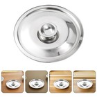  4pcs Seasoning Pot Lid: Stainless Steel Small Oil Container Covers - Saucepan