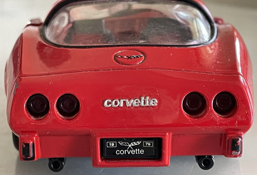 1979 CHEVROLET RED CORVETTE 1:24 DIE CAST MODEL CAR BY MOTORMAX 73244 - Picture 5 of 21