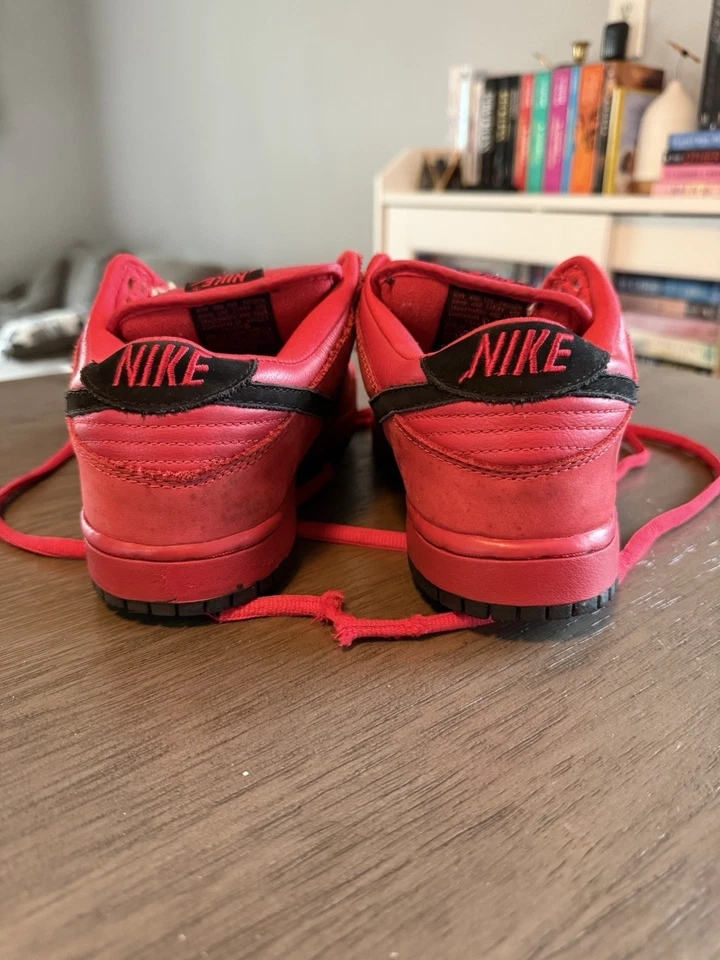 Size 9.5 - Nike Dunk Pro SB Low True Red Preowned No Box Read Description - Image 3 of 4