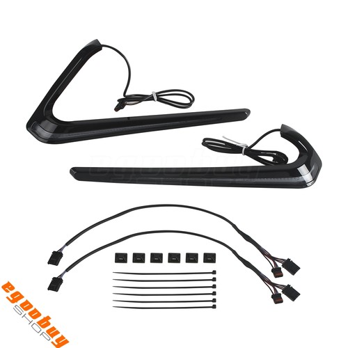 Rear Brake Tail Light LED Saddlebag Lights For Harley Softail FLSB FXLRST FXRST - Picture 4 of 14