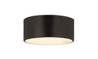 Harley 2-Light Flush Mount Ceiling Light In Matte Black