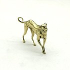 Retro Brass Dog Figurine Brass Animal Sculpture Statue brass craft statue