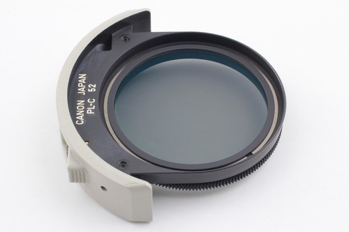 BOXED [Unused] CANON PL-C52 52mm Drop-in Circular Polarizing Filter From JAPAN - Picture 5 of 9