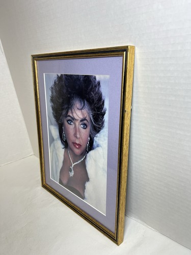 Arte de pared vintage enmarcado con cuadro de Elizabeth Taylor 8x10 - Imagen 3 de 12