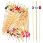  300 Pcs Fruit Bouquets Cocktail Sticks for Garnish Cake Picks Decor