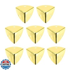 uxcell 8PCS Metal Corner Protector 1.2 x 1.2 x 1.2 Inch Box Edge Guard Protec