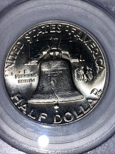 1950 franklin half dollar Pcgs MS64fbl - Bild 5 von 24