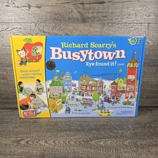 Richard Scarry's Busytown Eye Found It Game COMPLETE Wonder Forge 2012 Kids