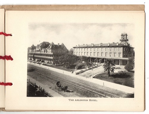 Rare SANTA BARBARA SCENES & SCENERY photo book 1906 Potter & Arlington Hotel CA - Foto 5 di 6