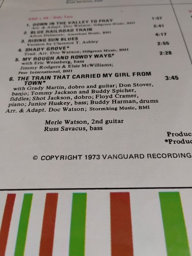 SEALED Doc Watson - The Essential Doc Watson 2LP vinyl 1973 Vanguard VSD 45/46 - Picture 3 of 7