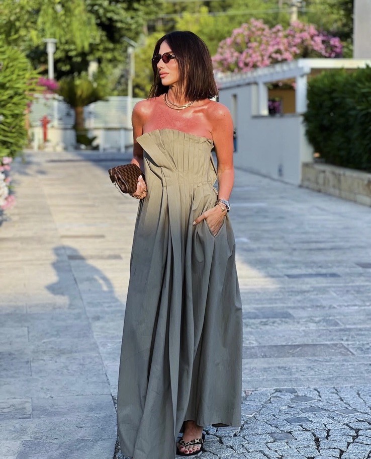 ZARA NWT $159 WOMAN PLEATED WRINKLED DRESS ZW COLLECTION