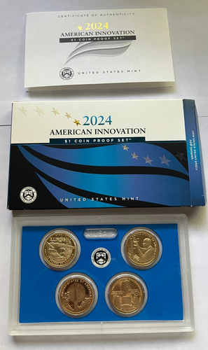 2024 - S - Mint Proof Set American Innovation 14 Coins w/COAs & OGP - 第 2/7 張圖片