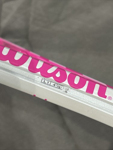 Wilson Triumph Pink/Silver V-Matrix Lightweight Tennis Racket 4 1/8" Grip - Bild 2 von 15