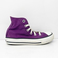 Converse Boys CT All Star Hi 310097F Purple Casual Shoes Sneakers Size 12