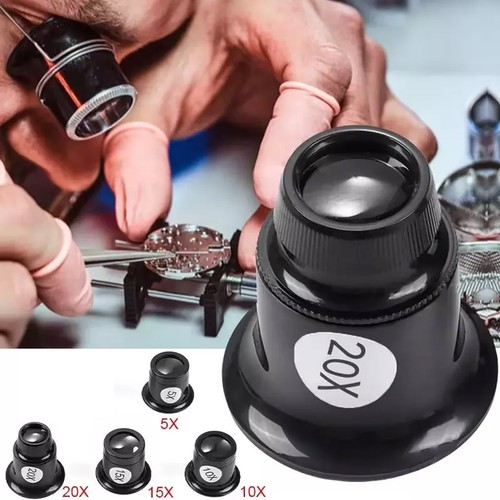Jewelry Watch Repair Magnifier Loupe Glasses Repair Tool 5/10/15/20X WatchmakegC - Picture 8 of 10