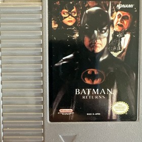 Batman Returns Nintendo NES 1985 With Nintendo Black Sleeve