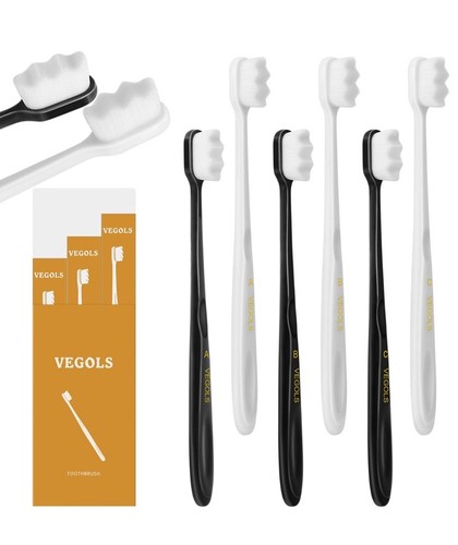 30- Cepillo de dientes extra suave con 20000 cerdas suaves, micro nano cepillos de dientes - Imagen 1 de 8