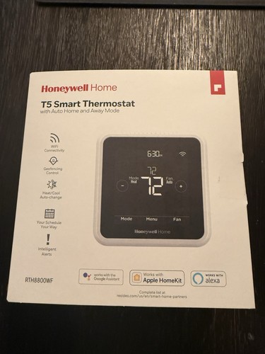 Honeywell RTH8800WF2022, T5 WiFi Smart Thermostat, Programmable Touchscreen NEW - Picture 1 of 4