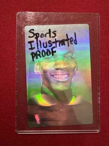 1991 SPORTS ILLUSTRIERT "SPORTSMAN" MICHAEL JORDAN HOLOGRAMME: Proof
