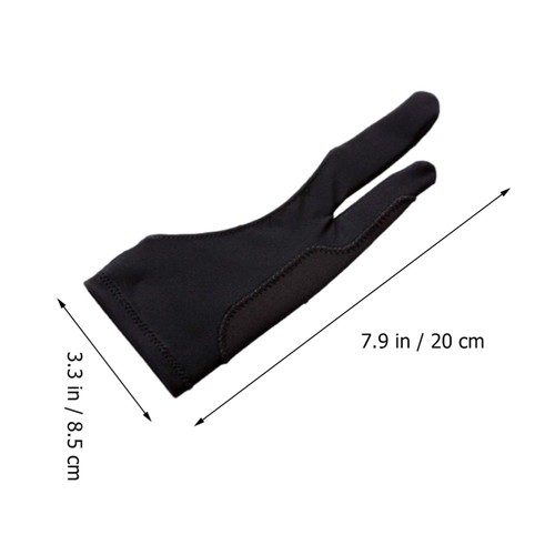 6 pièces gants à deux doigts deux doigts gants art tablette gant de dessin tablette - Photo 5/12