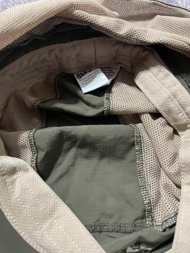 Exofficio Insect Shield Lightweight Button Zipper Drawstring Adult Green Hat S/M - Picture 10 of 13