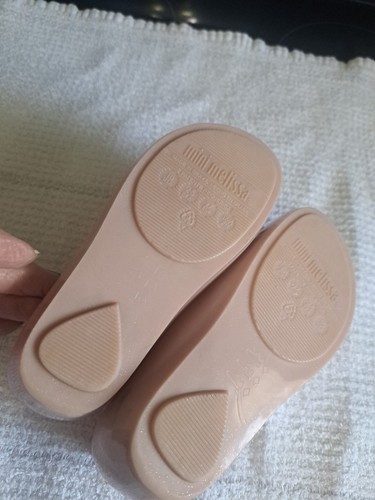 Mini Melissa Pink Sz 10 Toddler Girls Mini Ultragirl Garden Shoes Ex.Cond - Picture 10 of 13