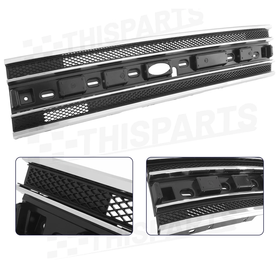 Front Bumper Upper Grille Grill Radiator Cover Assembly For Ford Flex 2013-2019 Foto 2 de 4