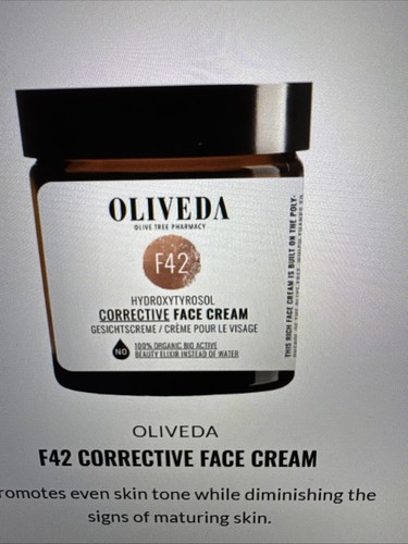 Oliveda F42 Corrective Face Cream Hydroxytyrosol 2 Fl Oz / 60 mL NEW SEALED