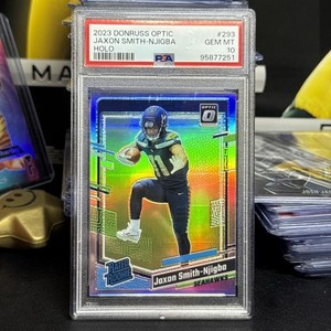 2023 Panini Donruss Optic Jaxon Smith-Njigba #293 PSA 10 Holo Rated Rookie JSN
