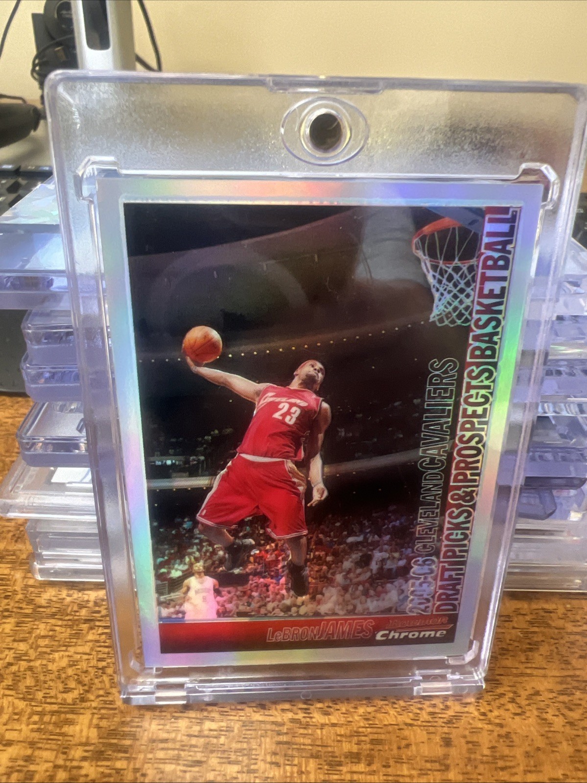 2005-06 Bowman Draft Picks & Prospects - LeBron James #23 Chrome Refractor /300