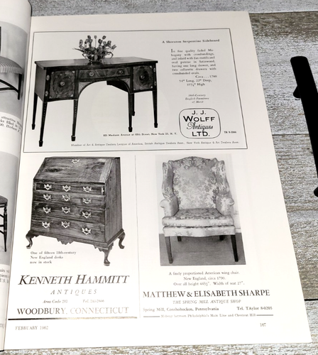 ~ ANTIQUES Magazine February 1962~Vintage~ - Picture 3 of 5